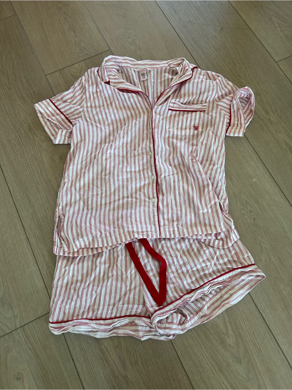 Victoria’s Secret striped short pajama set